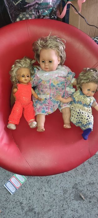 Stare lalki PRL-u nie które sygnowane