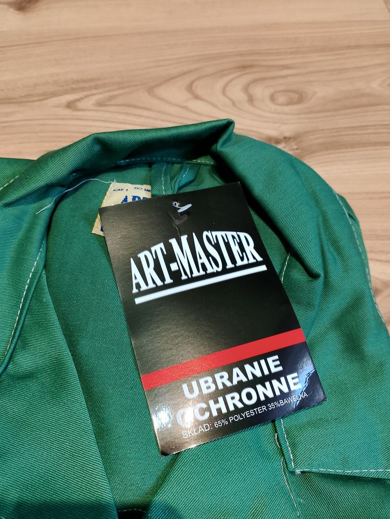 Nowe Zielone Ubranie Ochronne Robocze Art Master