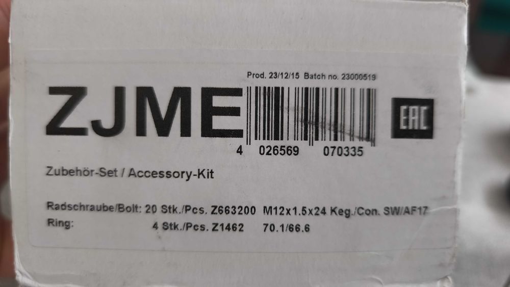 Śruby do kół M12x1.5x24 albo M14x1.5x28 stożkowe szpilki do felg 20szt