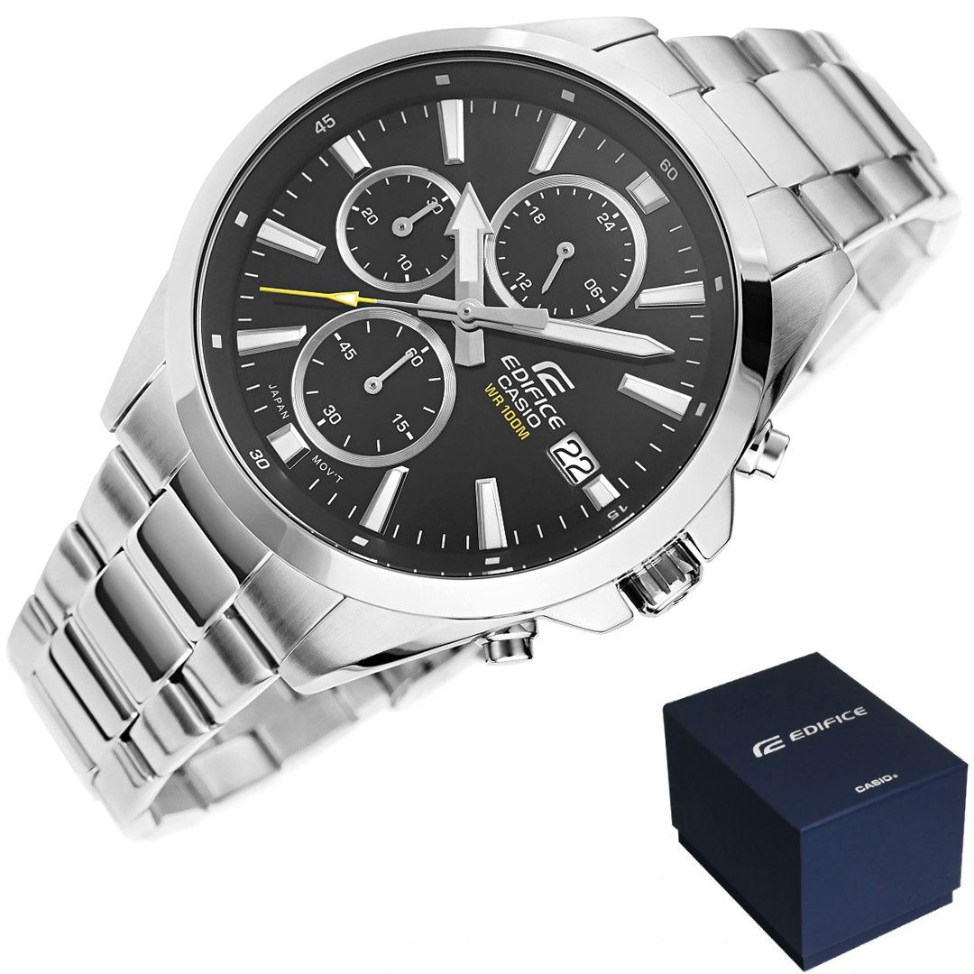 zegarek męski casio edifice efv-560d-1avuef 10 bar + box