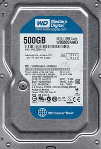 Жесткий диск 3.5' SATA 500 Gb WD