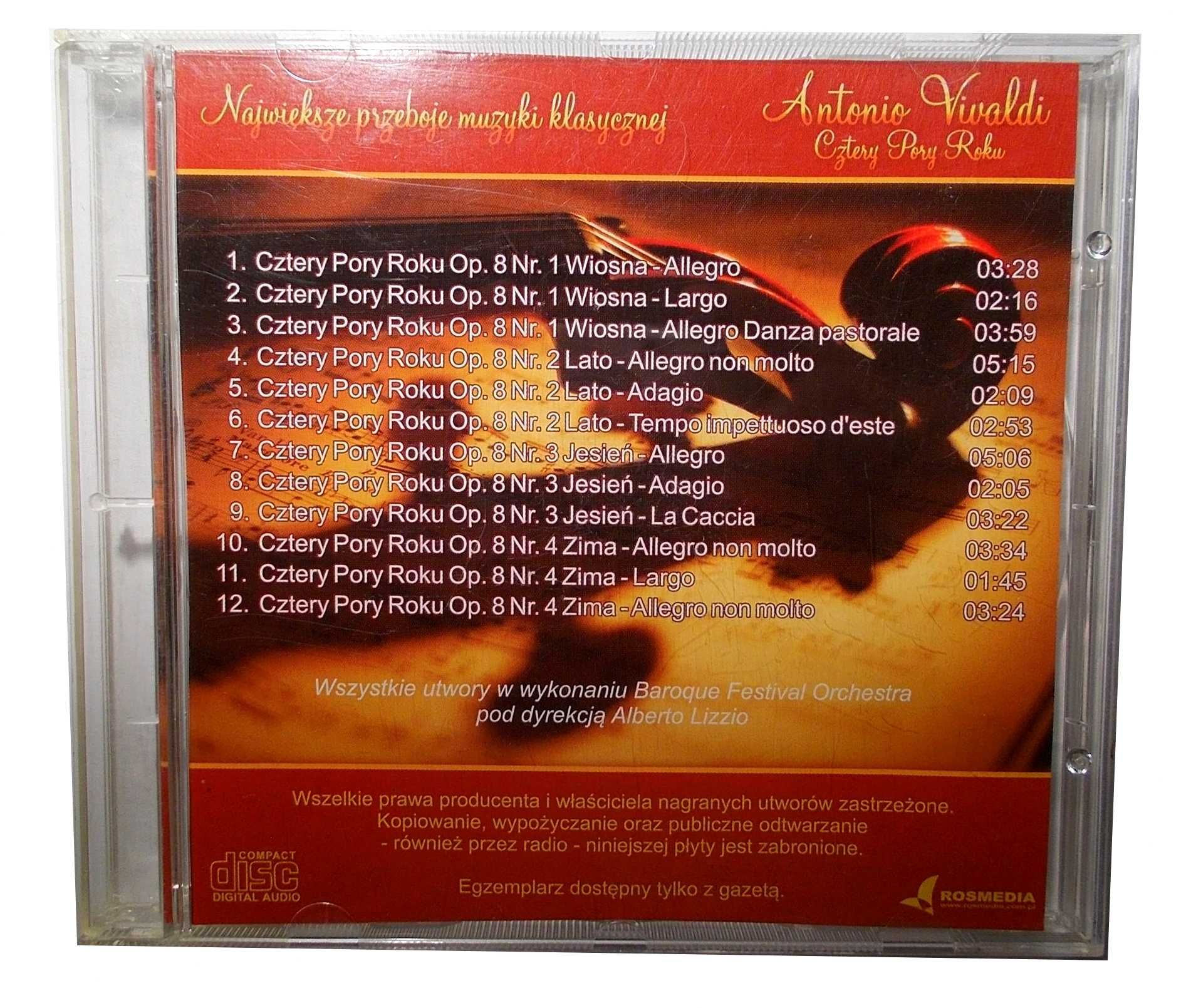 Płyta CD - Antonio Vivaldi - Cztery Pory Roku