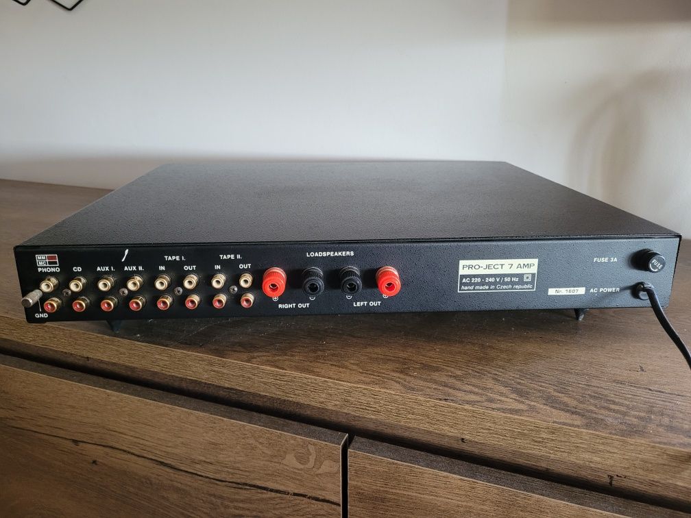 PRO JECT - 7 Amp - Wzmacniacz - Phono MM / MC . Płyty Kasety DVD !