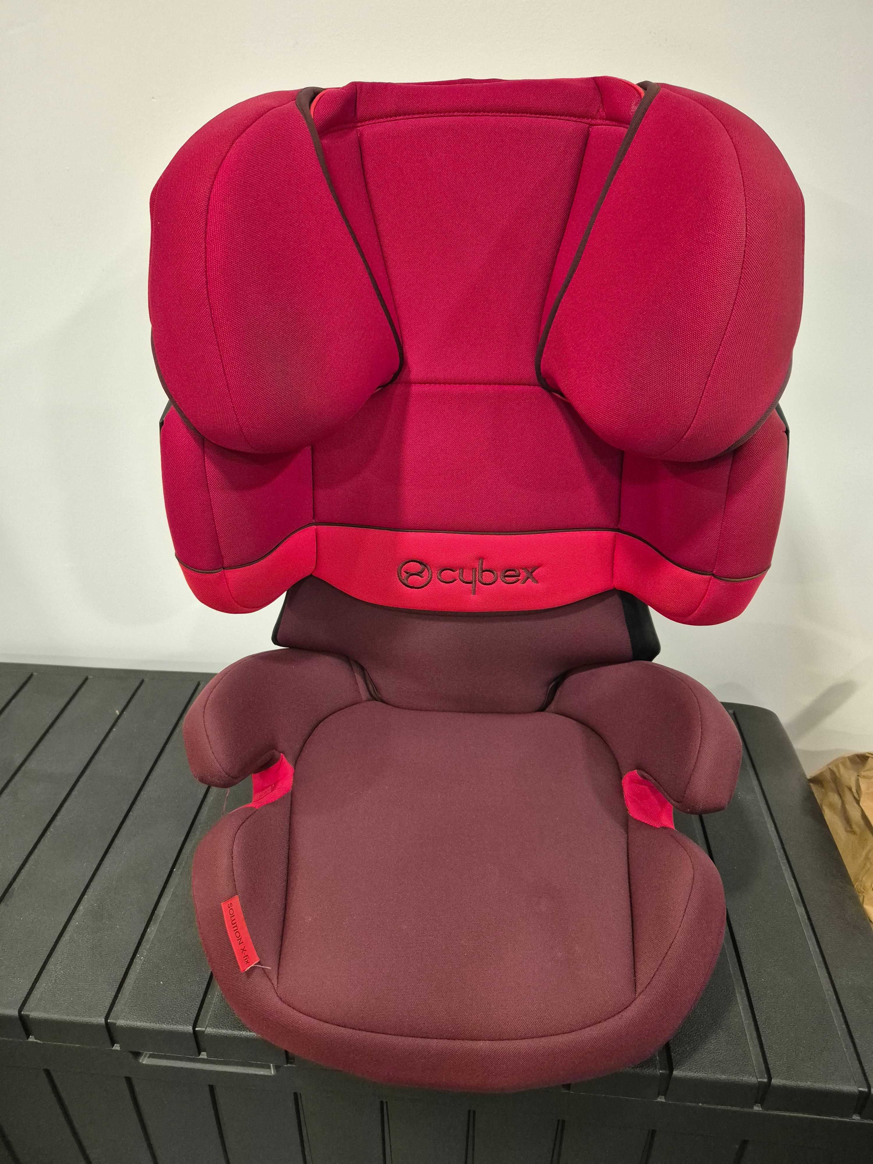 Cadeira crianca carro Cybex Solution X-Fix Vermelha
