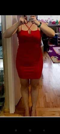 Sukienka czerwona mini