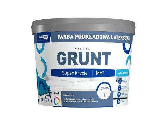 Farba podkładowa gruntująca lateksowa biała 10l