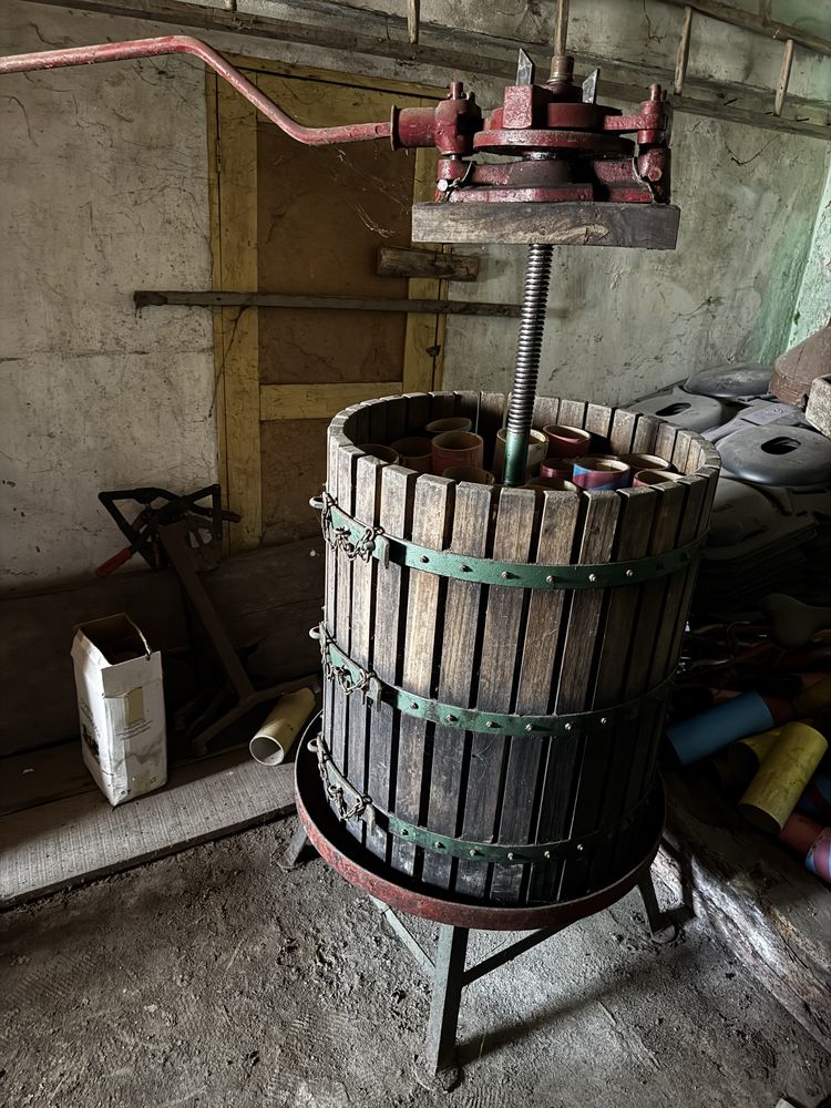 Prensa de vinho completa