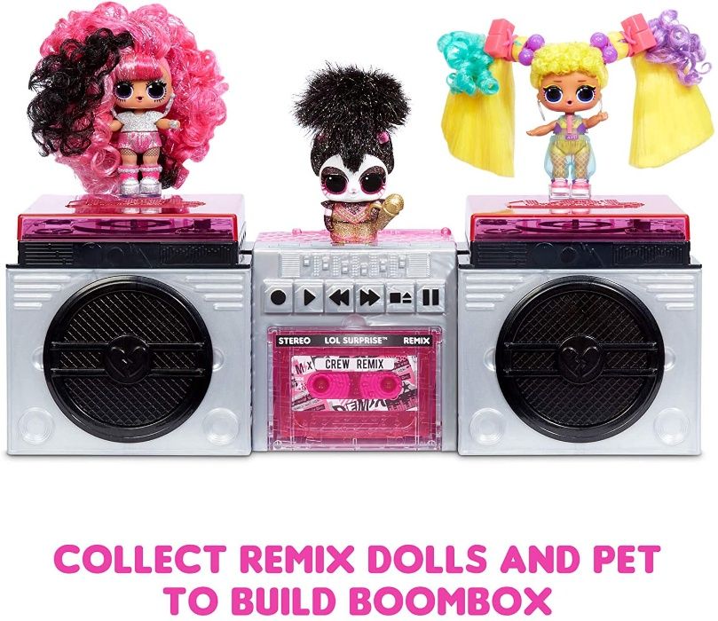 Оригінал LOL Surprise Remix Hair Flip, remix pets питомец ремикс лол