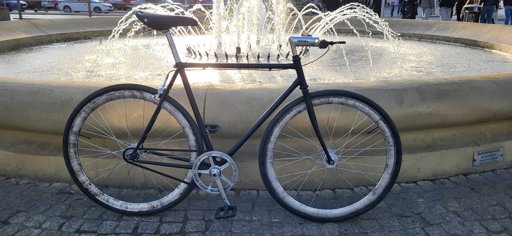 JEDYNY TAKI z wolnobiegiem w korbie! custom retro vintage singlespeed