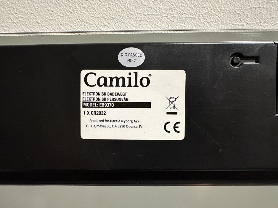 Ваги напольні склянні  Camilo