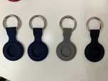 Porta AirTag Silicone - Azul/ Cinza / Preto - NOVO