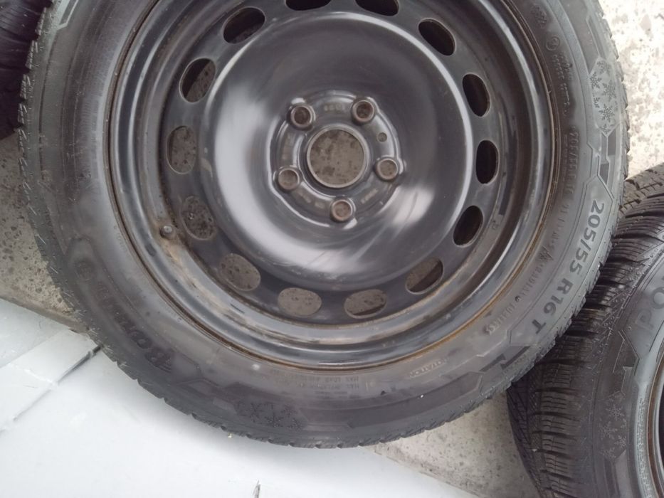 Колеса Колесо Шини 5x112 205/55 R16 Barum 2022 рік 8мм Golf Passat