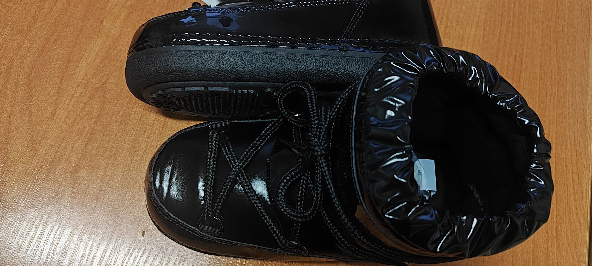 Hit buty boots śniegowce platforma jak Moon lakierowane r. 38/39 25 c