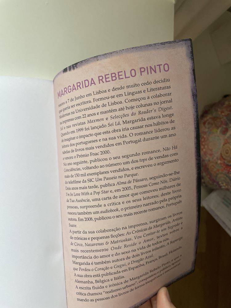 Sei lá, de Margarida Rebelo Pinto