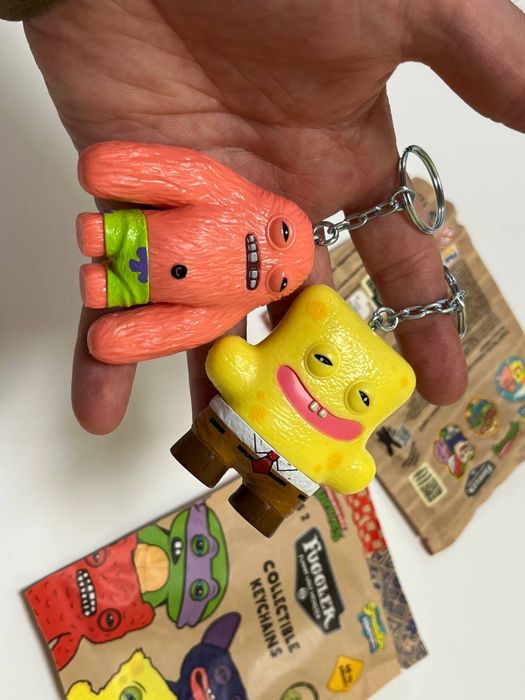 Брелок fuggler SpongeBob фуглер Губка Боб, Патрік Стар Фаглер Спанчбоб