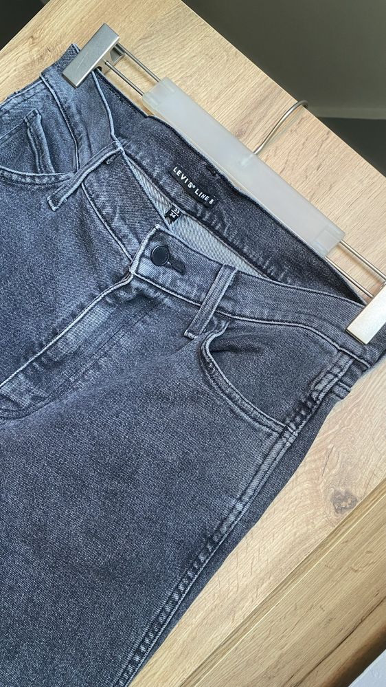 Spodnie Levi’s 33/34 męskie jeansy bawełna czarne