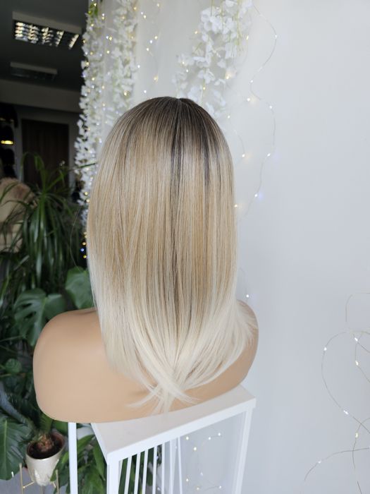 Topper Nel beżowy mix blond 3D naturalne zagęszczenie tupet