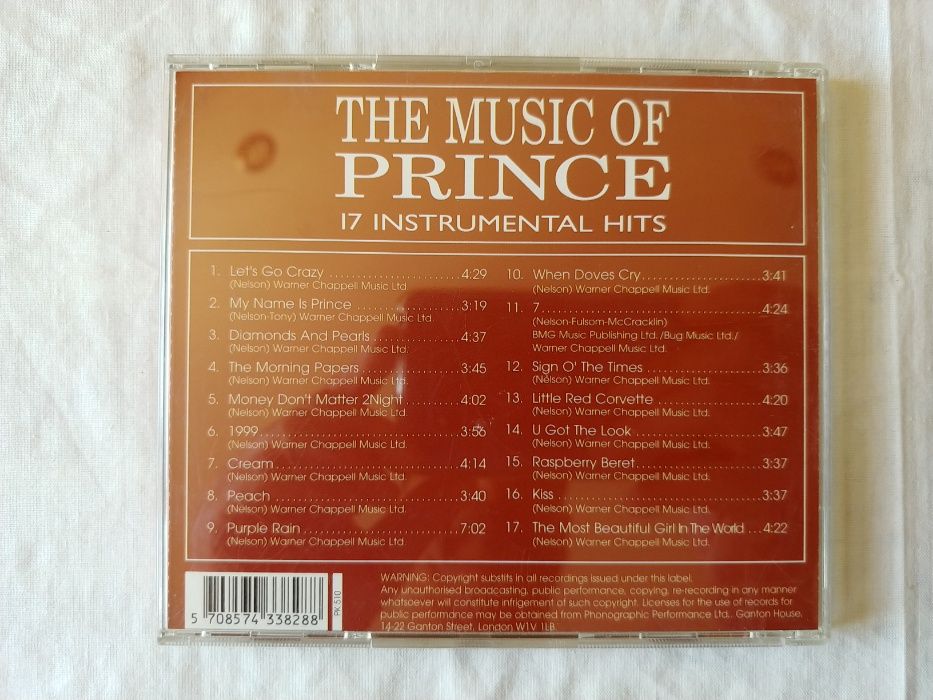 The Music of Prince - 17 Instrumental Hits