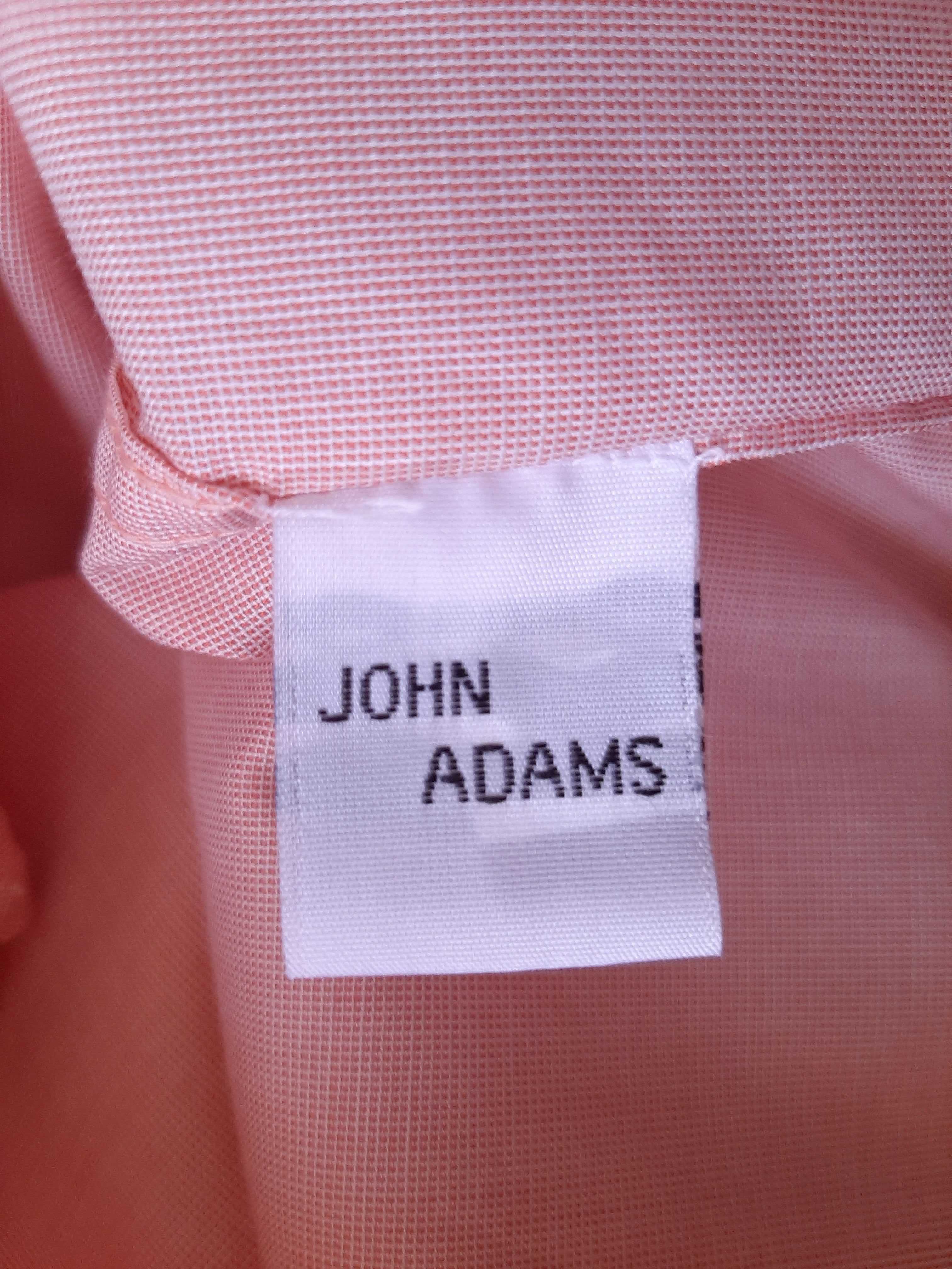 Сорочка John Adams персикова, помаранчева коттон xxl