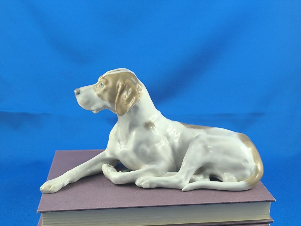 Pies pointer Royal Copenhagen #porcelana #ozdoba #dekoracja #prezent