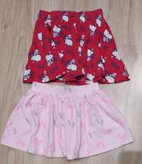 34->2szt NOWE spódniczka F&F HELLO KITTY r.92/98 18-36mca neon MARINO