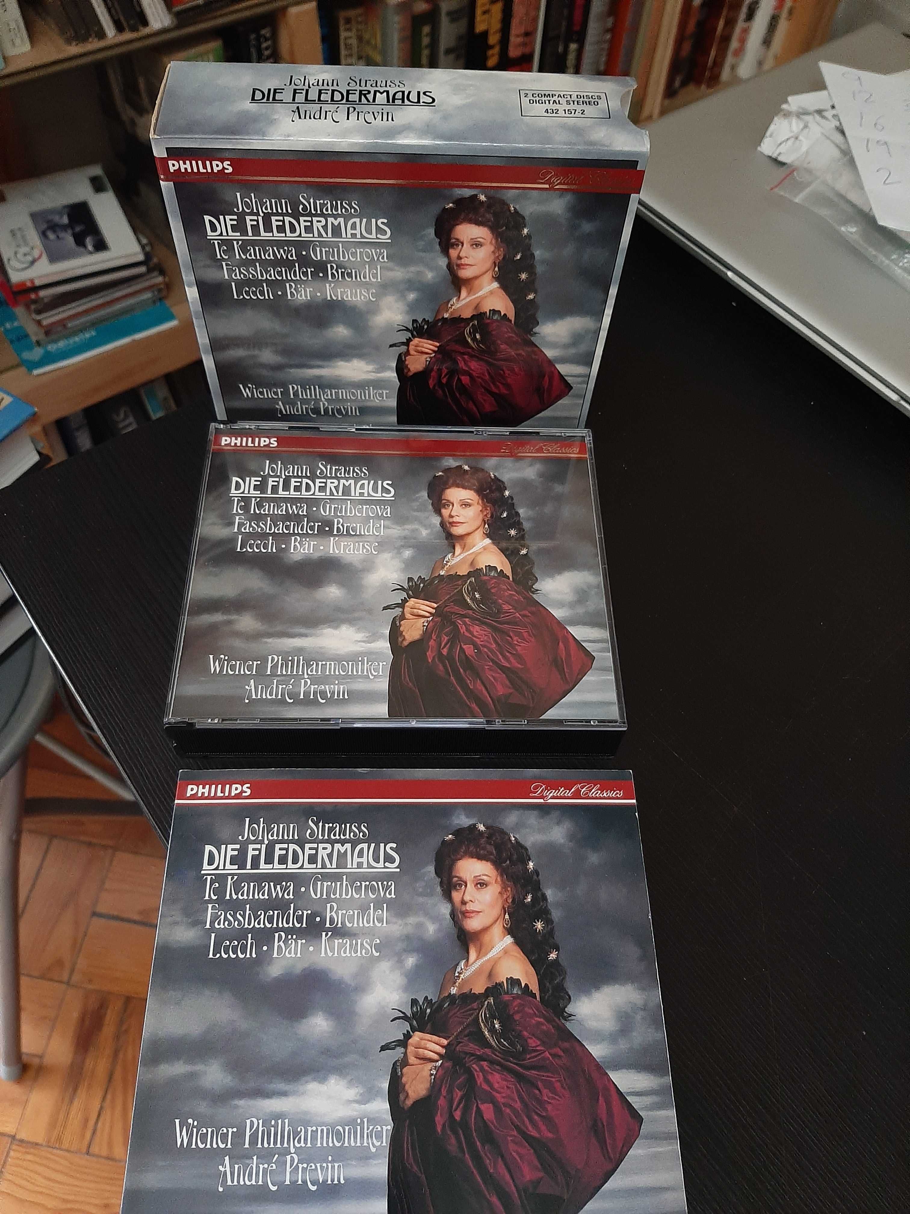 Strauss – Die Fledermaus – Te Kanawa, Gruberova, Fassbaender – Previn