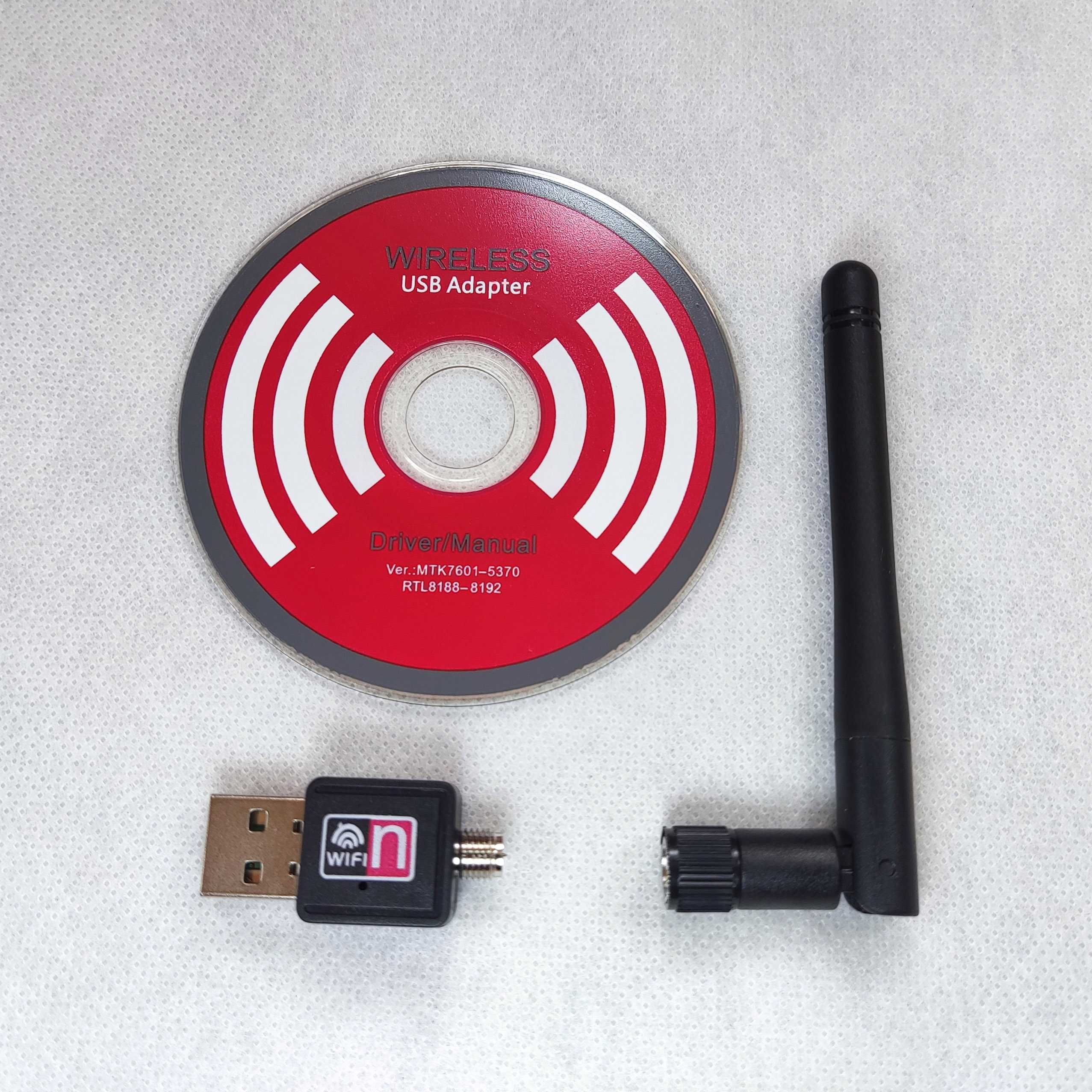 USB WiFi адаптер Realtek RTL8188 | Антенна, 150Мбит, 2.4Гц, 802.11bgn