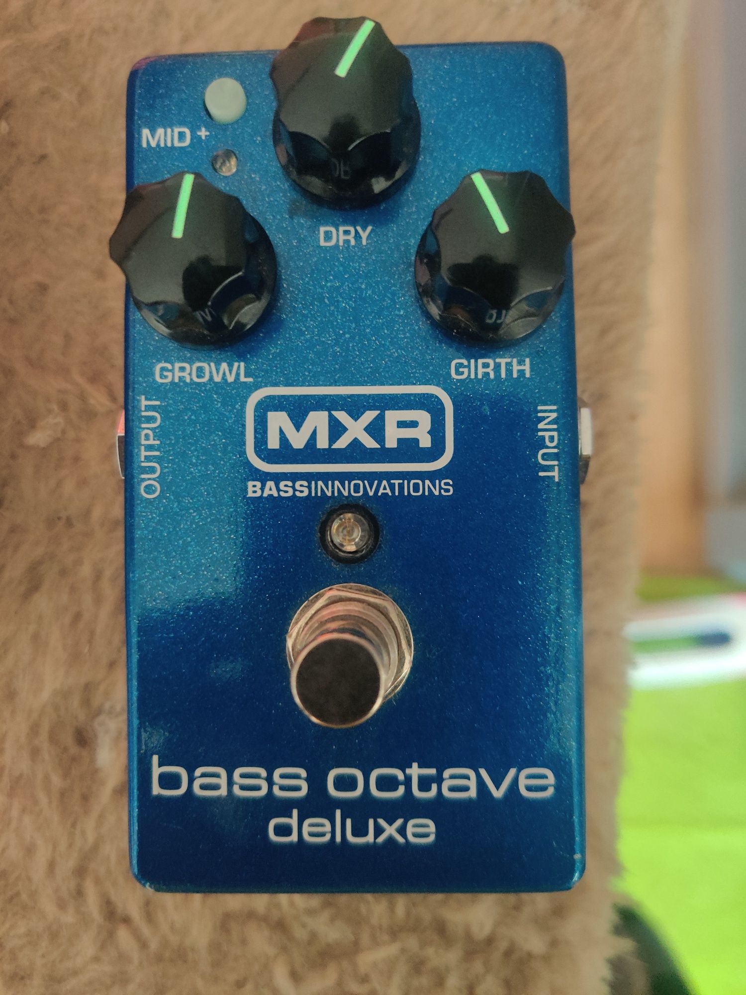 Pedal octave baixo MXR bass octave deluxe