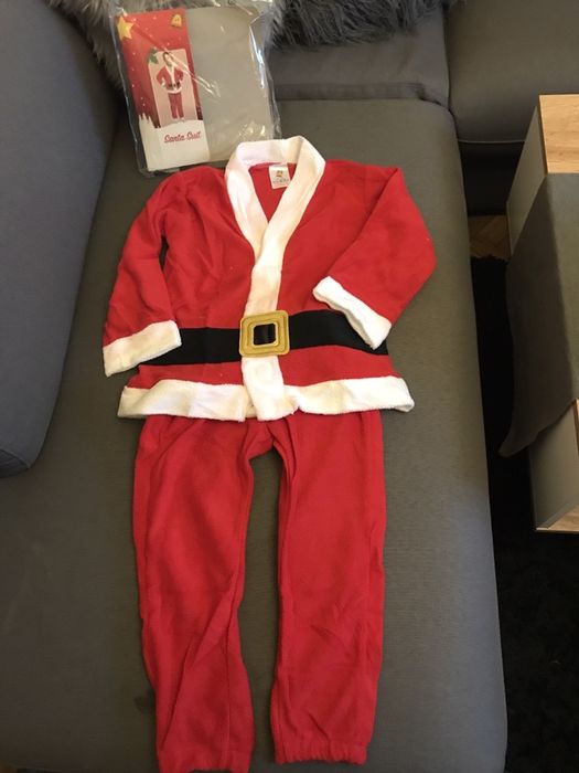 Strój Mikołaja na 3-4 lata nowy