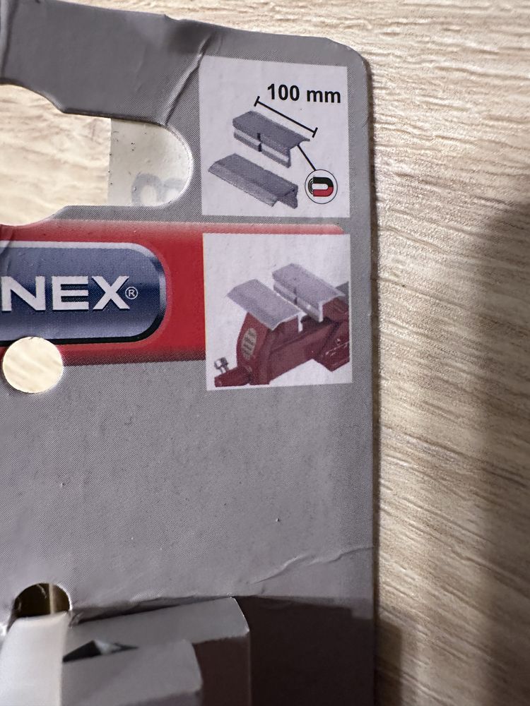 Connex COXT870111 szczęki aluminiowe do wkrętów, 100 mm