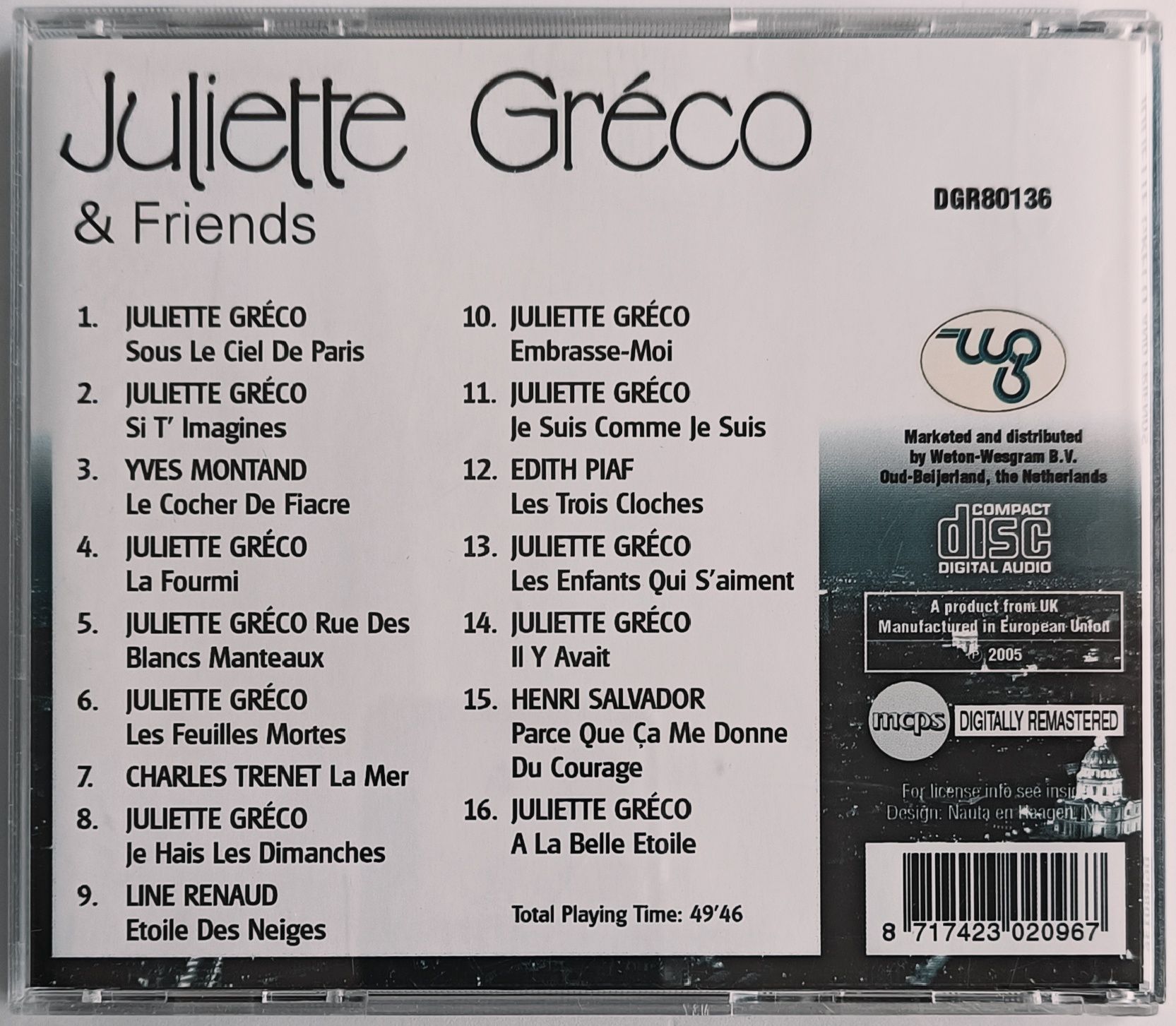 Juliette Greco & Friends 2005r