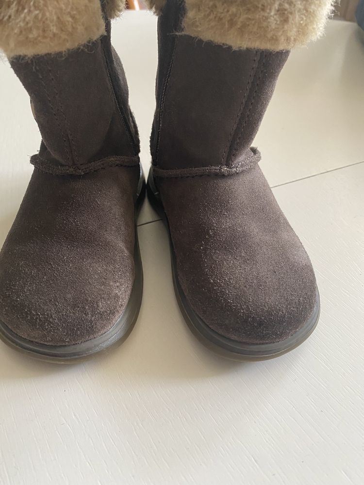 Buty zimowu, kozaczki dziewczece Clarks rozmiar 22