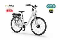 Rower elektryczny EcoBike Basic Nexus White 17,5Ah+GPS+ubezpAC w cenie