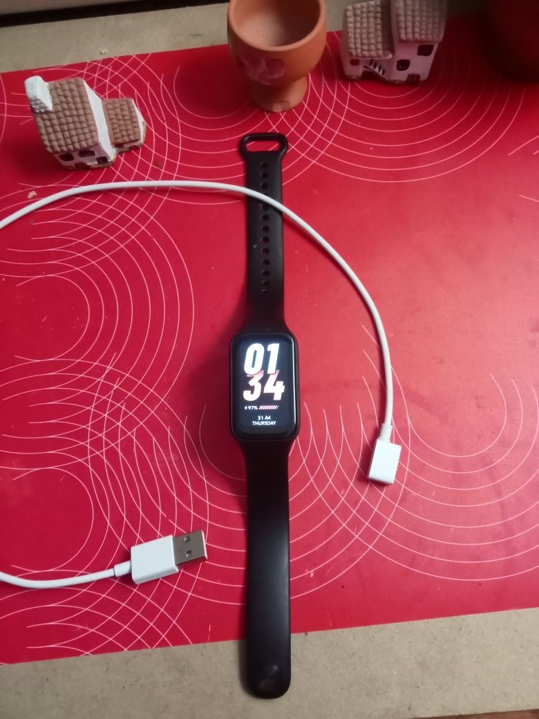 relógio Xiaomi com carregador