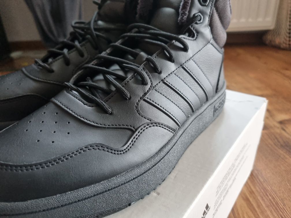 Adidas Hoops 3.0 Mid WTR. Męskie buty sportowe, sneakersy, trampki.