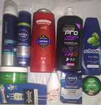 Zestaw kosmetyków dla niego męskie old spice Nivea schauma żel Wilkins
