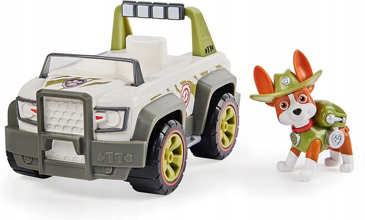 Psi Patrol Tracker Figurka I Pojazd Terenowy Jeep