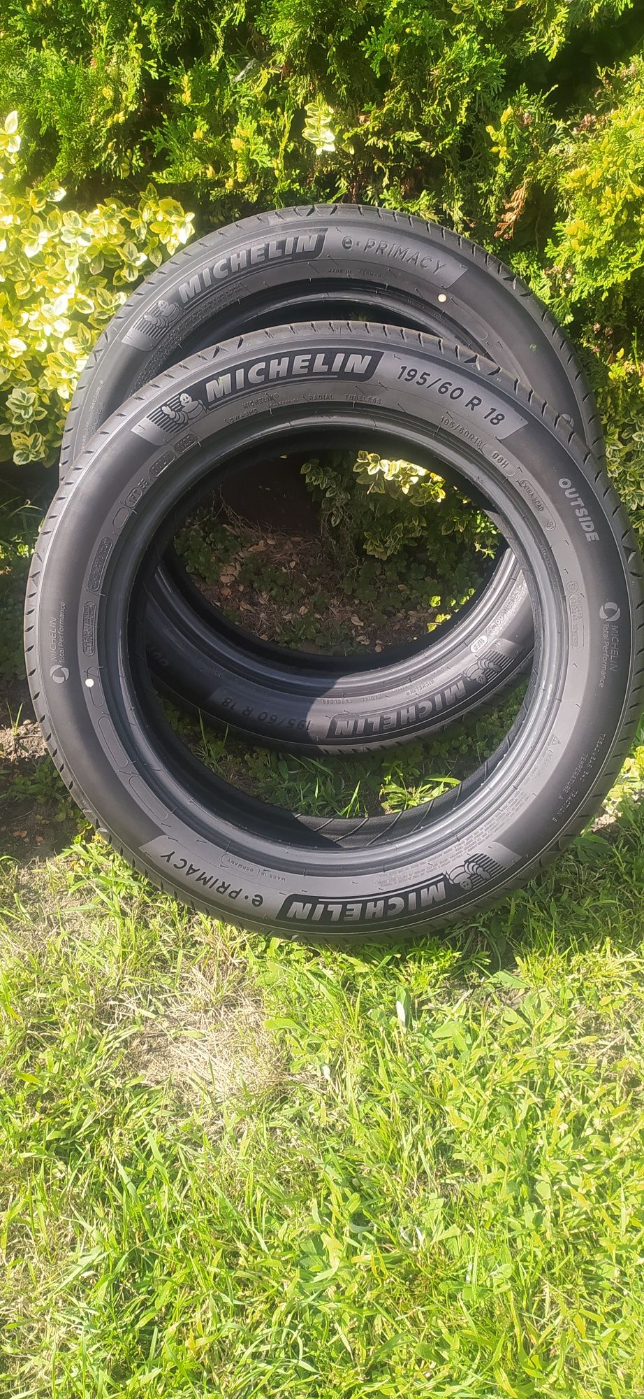 Nowy komplet letnich opon Michelin rozmiar 18