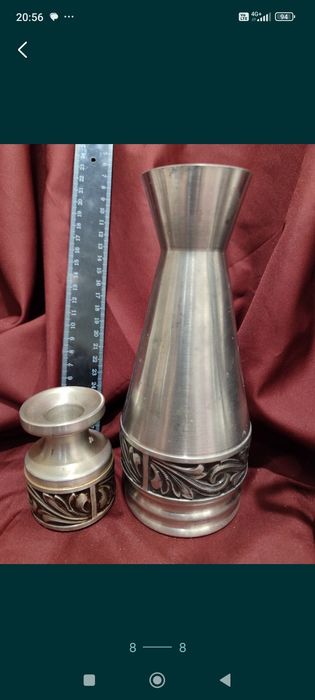 Подарунок Вінтажні свічники з олова, Швеція