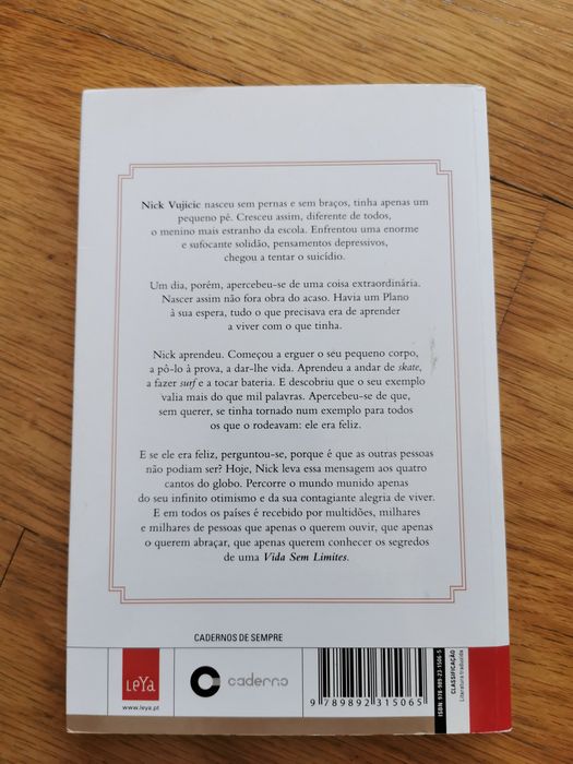 Livro "Vida sem Limites"