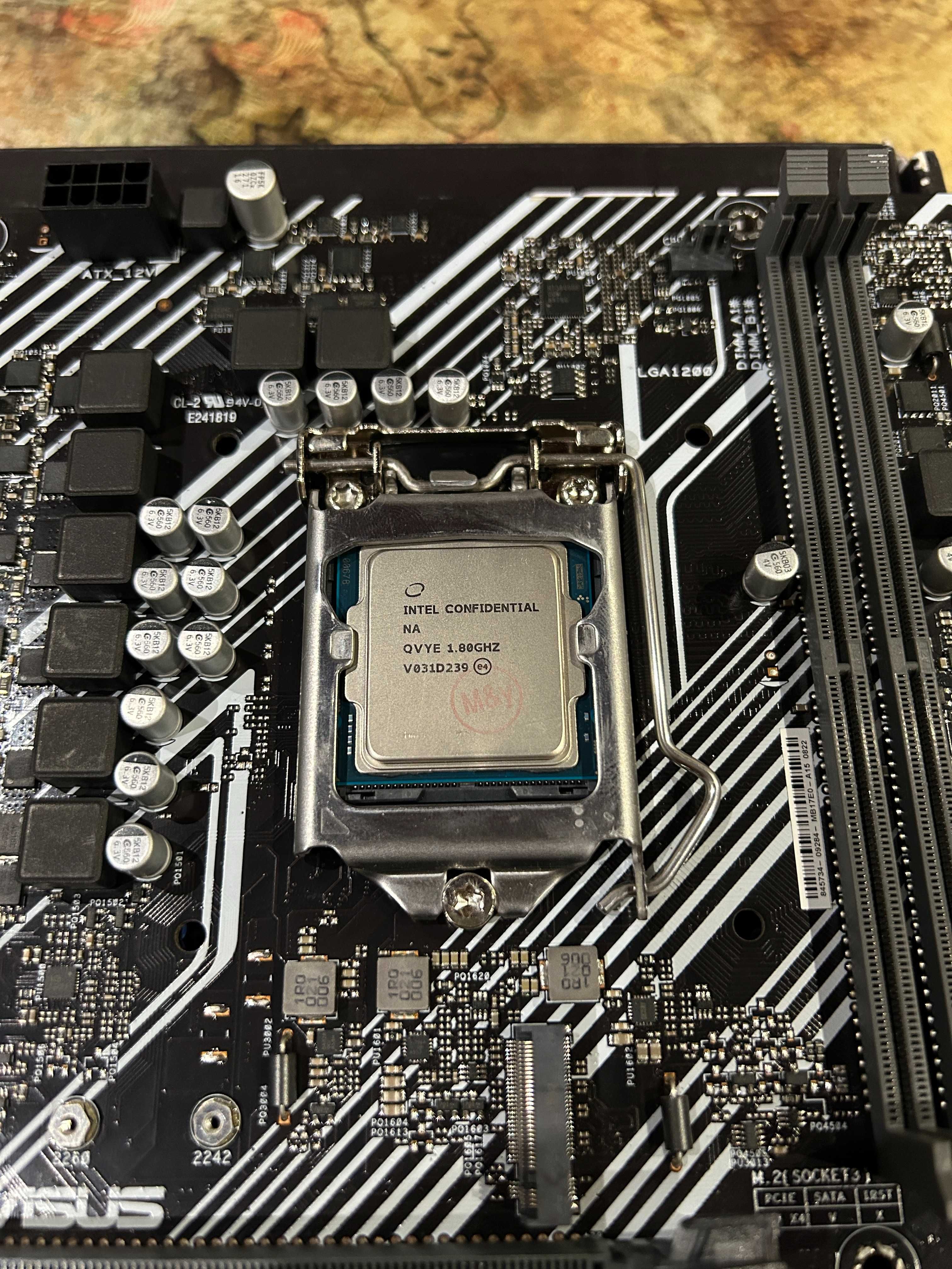 Intel core i9 11900ES (QVYE) + мат плата Asus H510M-E Prime LGA1200