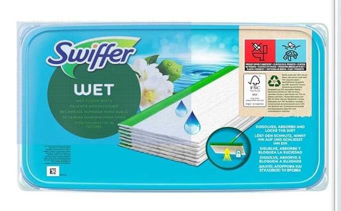 Swiffer Toalhetes húmidos com aroma fresco, 24 toalhetes