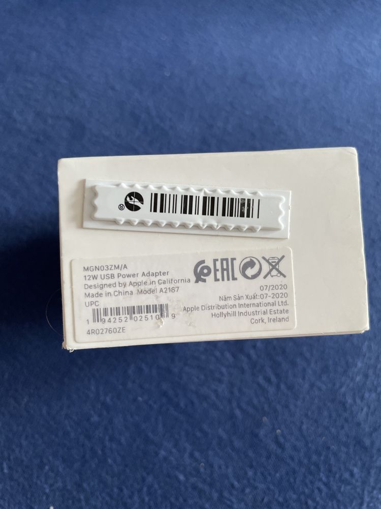 Nowa ładowarka sieciowa Apple Adapter USB 12W oryginał