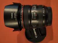 Canon EF 24-70mm f/4L IS USM com parasol