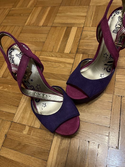 Buty na slupku i platformie