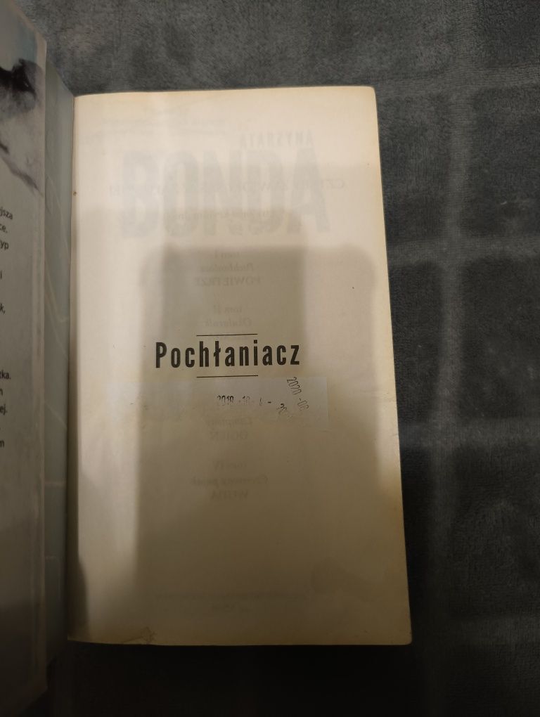 Pochłaniacz Katarzyna Bonda