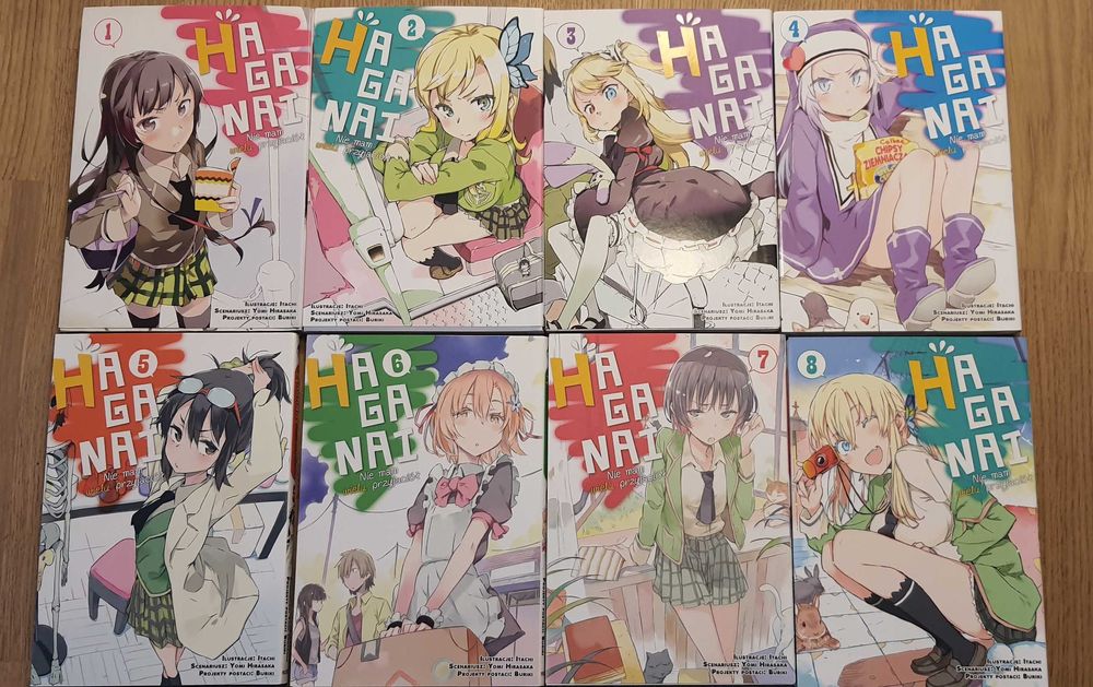 Manga seria HaGaNai tomy 1-8 (komiks)