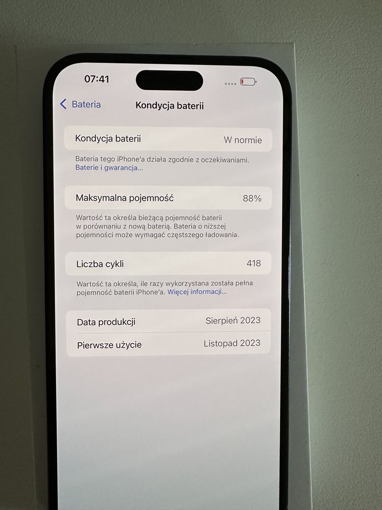 iPhone 15 plus*Cały Zestaw*SUPER STAN