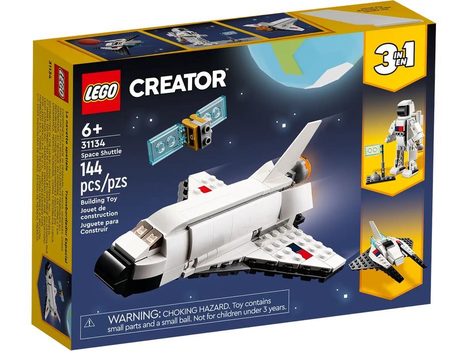 Lego Creator 31134 3-w-1 Prom Kosmiczny 144 elementy oryginalne