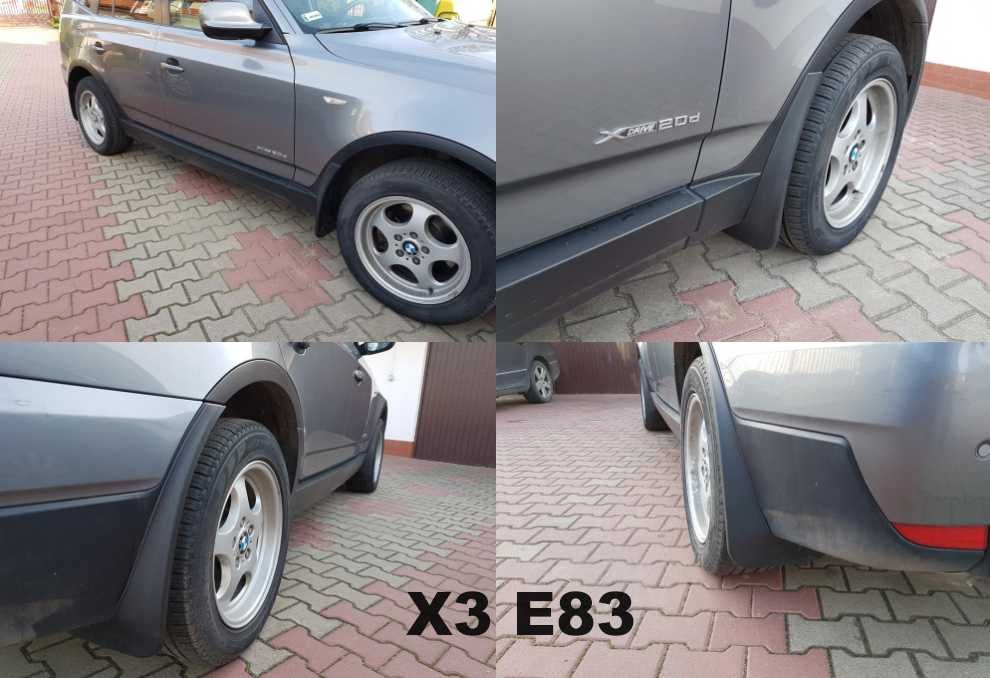 Брызговики бризговики BMW X3 IX3 E83 F25 G01 G08 2004-2024